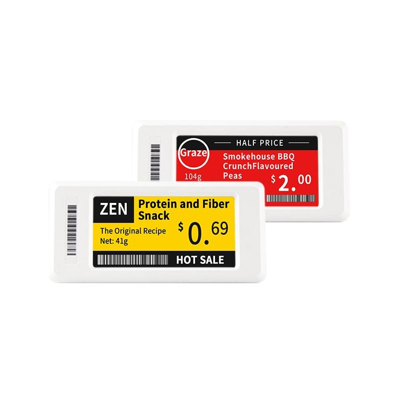 Serie Lite di etichette per scaffali digitali da 2,66 pollici