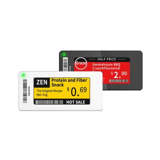 Etichette elettroniche multilingue da 2,66 pollici per bordi da scaffale Serie sottile