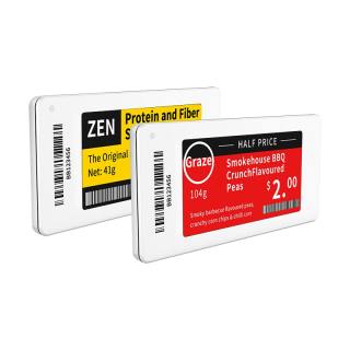 Etichette elettroniche multilingue da 2,66 pollici per bordi da scaffale Serie sottile