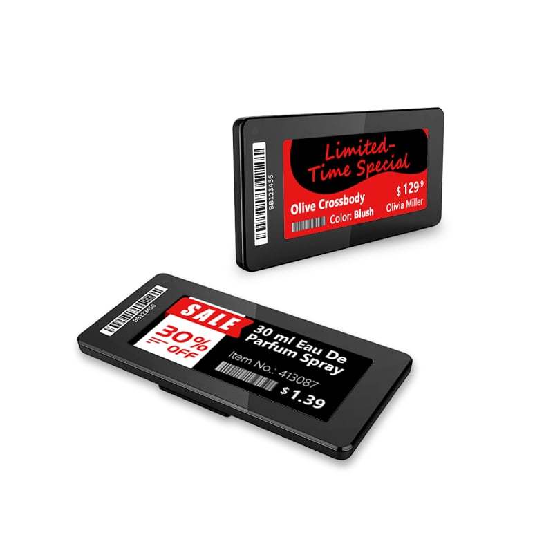 Tag da scaffale elettronico da 2,9 pollici Serie Slim