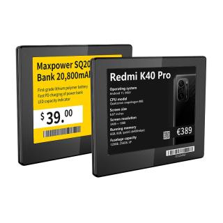 Etichetta da scaffale elettronica multilingue da 4,2 pollici Serie Slim