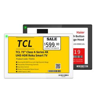 Smart Label Slim Series E-ink multilingue da 7,5 pollici