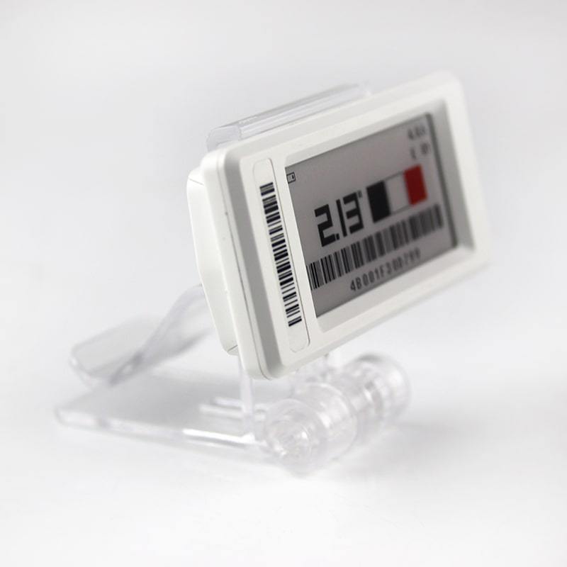 Clip verticale per etichetta da scaffale digitale per superficie piana