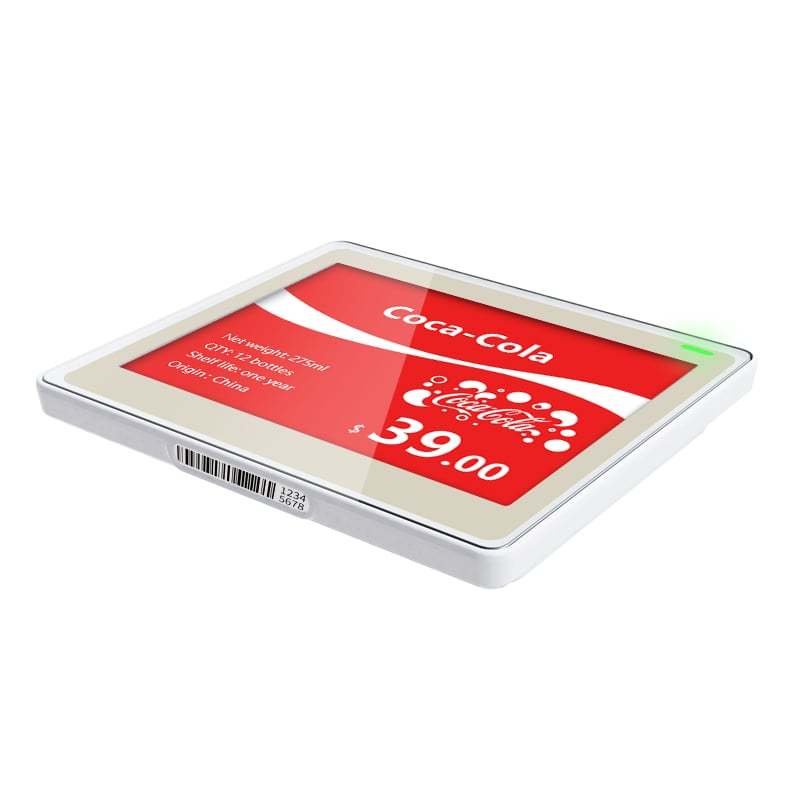 Cartellino del prezzo elettronico multilingue da 4,2 pollici Serie Rock