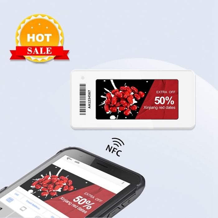 Etichetta digitale E-ink controllata mobile da 2,13 pollici