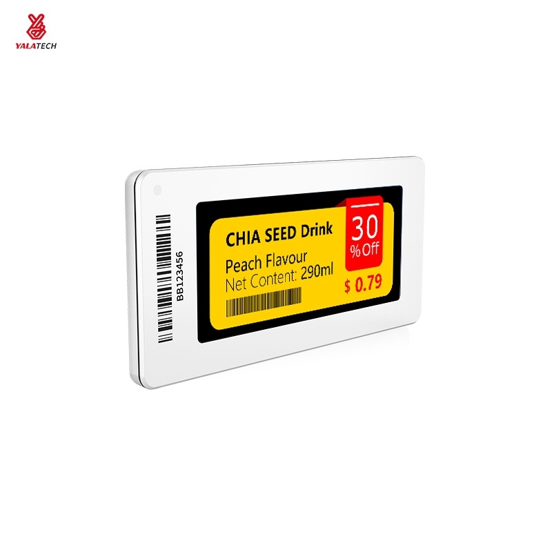 Etichetta da scaffale elettronica a 4 colori da 2,9 pollici serie Slim