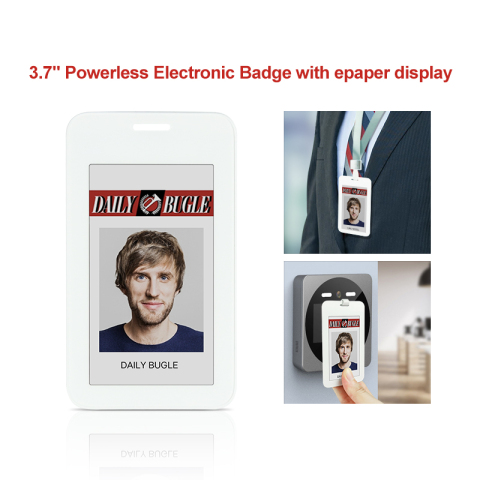 Badge Elettronico Powerless con display epaper
