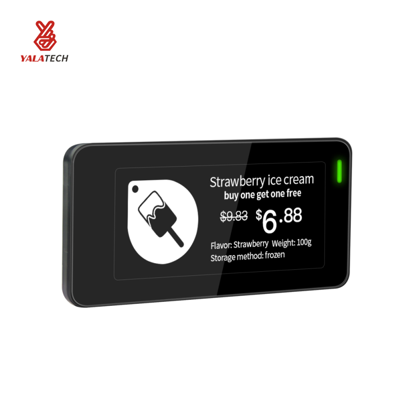 Etichetta per scaffale digitale multilingue per congelatore da 2,9 pollici impermeabile
