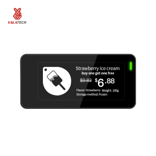 Etichetta per scaffale digitale multilingue per congelatore da 2,9 pollici impermeabile