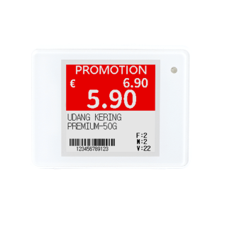 Etichetta da scaffale elettronica da 1,54 pollici