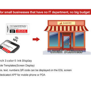 Etichetta digitale NFC da 3,5 pollici